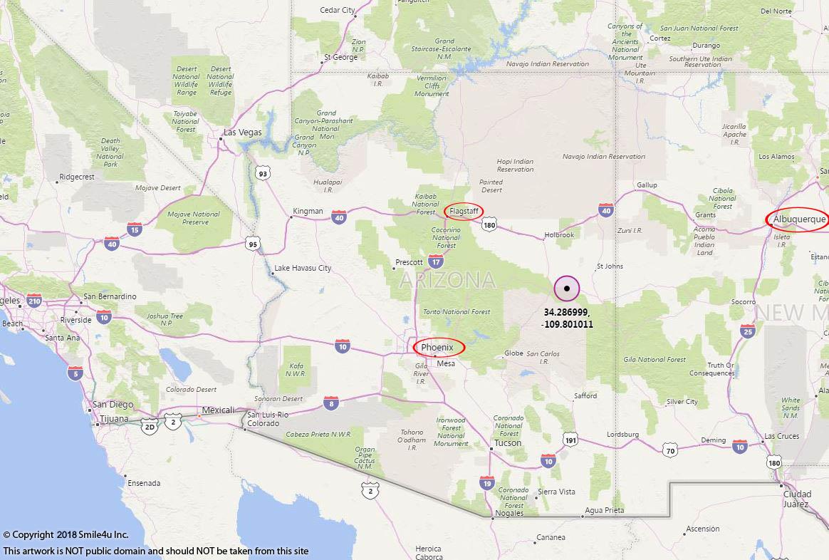 1.07 acres land in Vernon, Arizona